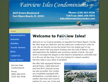 Tablet Screenshot of fairviewislescondos.com